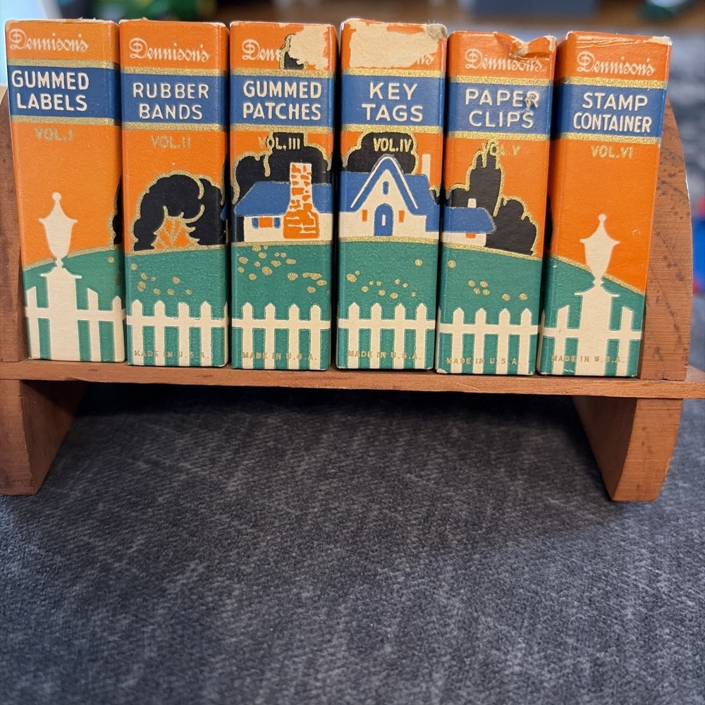 "Box Set x 6 Vol. Dennison's w/ Display Stand"